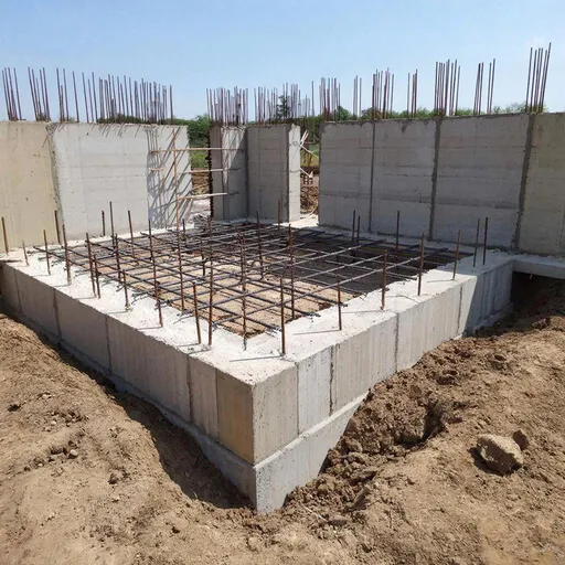 фундамент под дом из газоблока